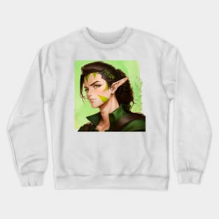 Realistic Anime Nissa, Worldwaker - Zendikar Planeswalker Crewneck Sweatshirt